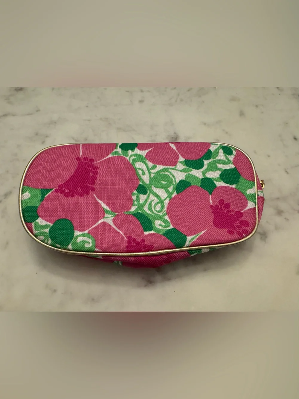 NWOT Lilly Pulitzer For Estée Lauder Cosmetic Floral Pink Bag
